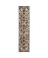 Jhb Design Romeo ROM04 Gray 1'10" x 7'6" Runner Rug