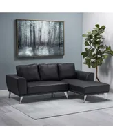 Noble House Connel Modern Chaise Sectional