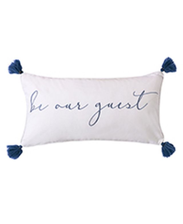 Levtex Lillian Be Our GuestDecorative Pillow, 12" x 24"