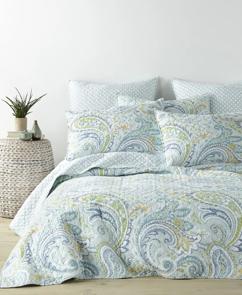 Levtex Cortona Paisley Reversible -Pc. Quilt Set