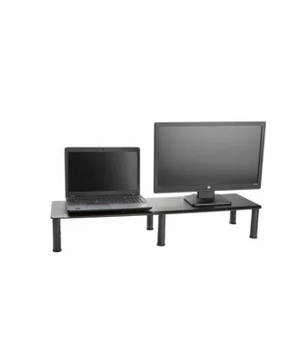 Mind Reader Large Dual Monitor Stand For Computer Screens