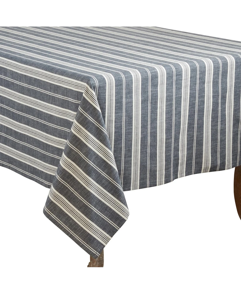 Saro Lifestyle Striped Tablecloth