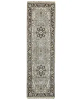 Feizy Ustad R6112 Ivory 2'6" x 8' Runner Rug