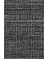 Feizy Gramercy R6326 Slate 7'9" x 9'9" Area Rug