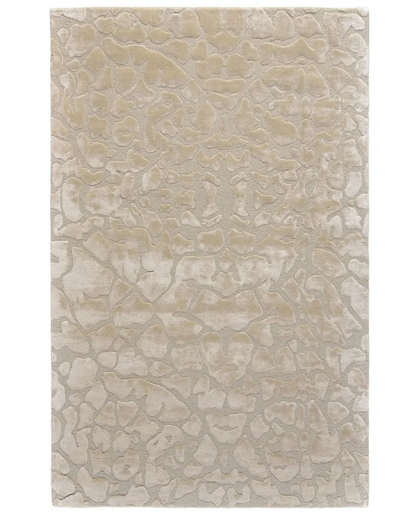 Feizy Mali R8629 Ivory 5' x 8' Area Rug