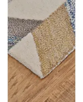 Feizy Arazad R8446 Gray and Gold 8' x 11' Area Rug