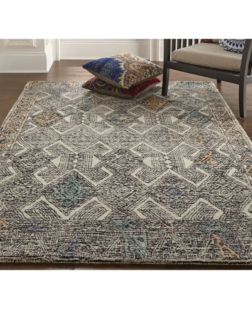 Feizy Arazad R8479 Black 8' x 11' Area Rug