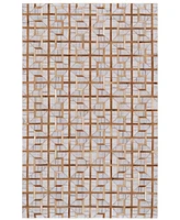 Feizy Fannin R0756 Gray 5' x 8' Area Rug
