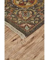 Closeout Feizy Evie R0758 Charcoal Area Rug