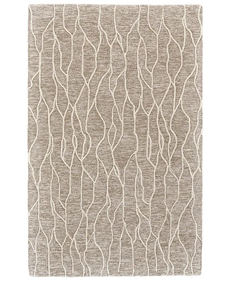 Feizy Enzo R8734 Ivory 5' x 8' Area Rug