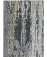 Feizy Bleecker R3606 Charcoal 6'7" x 9'6" Area Rug