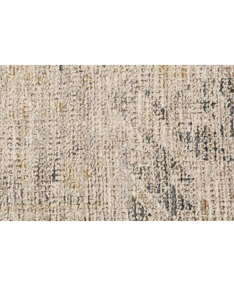 Feizy Caldwell R8798 Sand 3'6" x 5'6" Area Rug