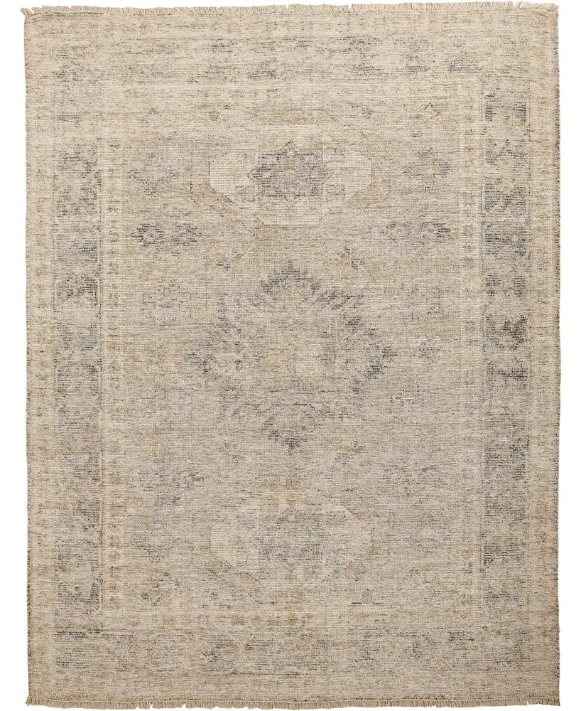 Feizy Caldwell R8798 Sand 7'6" x 9'6" Area Rug