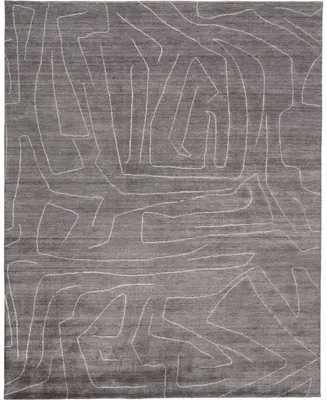 Feizy Lennox R8698 Charcoal 5' x 8' Area Rug