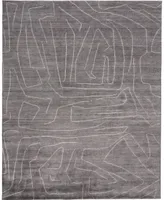 Feizy Lennox R8698 Charcoal 5' x 8' Area Rug