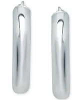 Giani Bernini Small Polished Hoop Earrings in Sterling Silver, 25mm, Created for Macy's