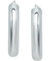 Giani Bernini Medium Polished Hoop Earrings in Sterling Silver, 35mm, Created for Macy's