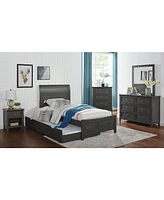 Furniture of America Sparta Sleigh Full Bed with Headboard