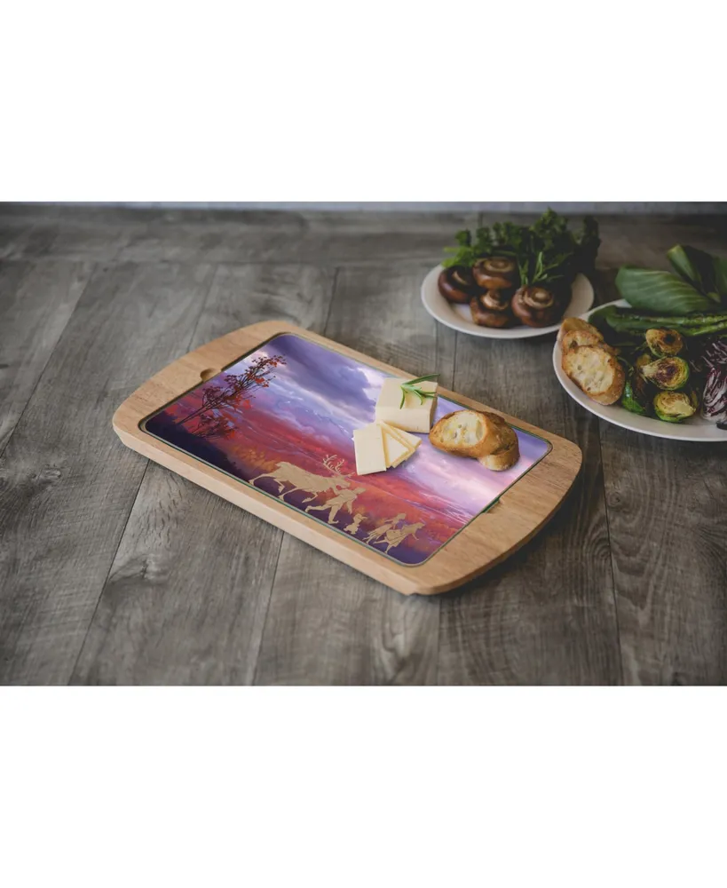 Toscana by Picnic Time Disney's Frozen 2 Billboard Glass Top Serving Tray