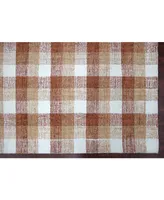 Amer Rugs Tartan Tra-10 Orange 8' x 10' Area Rug