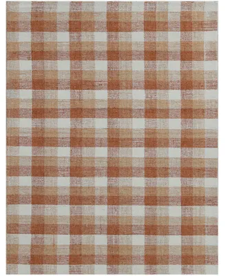 Amer Rugs Tartan Tra-10 Orange 2' x 3' Area Rug