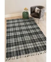 Amer Rugs Hampton Hmp-2 Charcoal 3'6" x 5'6" Area Rug