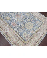 Amer Rugs Century Cen-15 Navy/ Pink 3'11" x 5'11" Area Rug