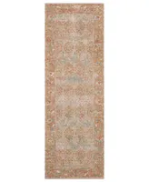 Amer Rugs Eternal Ete-16 Beige/Rust 2'7" x 7'6" Runner Rug