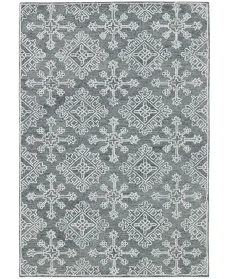 Amer Rugs Boston Bos-36 Charcoal 7'6" x 9'6" Area Rug