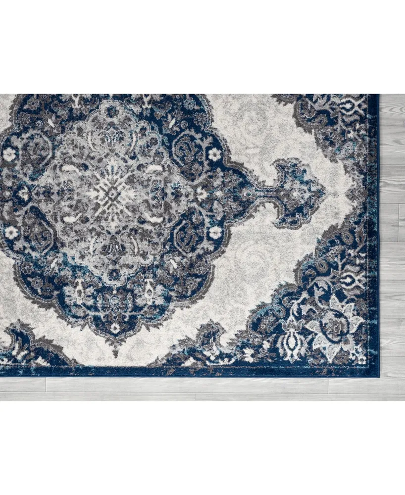 Amer Rugs Alexandria Alx- Navy 7'9" x 9'9" Area Rug