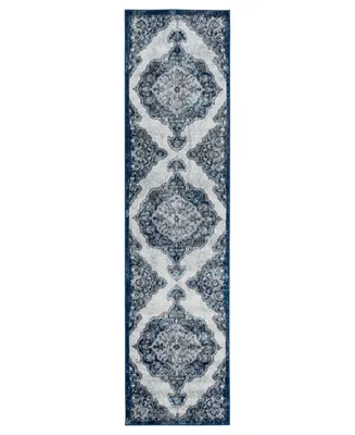 Amer Rugs Alexandria Alx- Navy 2'6" x 10'3" Runner Rug