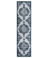 Amer Rugs Alexandria Alx- Navy 2'6" x 10'3" Runner Rug