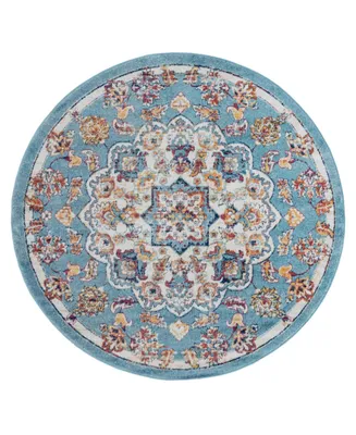 Amer Rugs Alexandria Alx-81 Turquoise 6'7" Round Rug