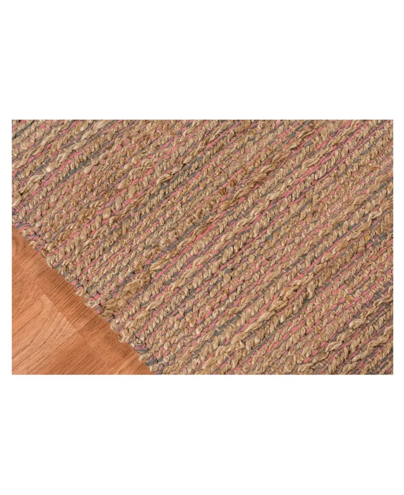 Closeout! Amer Rugs Naturals Nat-4 Pink 5' x 8' Area Rug
