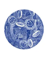 Spode Blue Room Sunflower Salad Plates, Set of 4