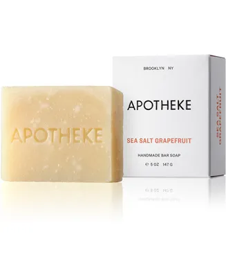 Apotheke Sea Salt Grapefruit Bar Soap, 5