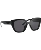 Prada Monochrome Rectangular Women's Sunglasses