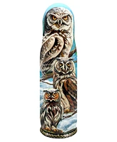 G.DeBrekht Owl Wine Bottle Gift Box