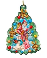 Designocracy Christmas Arrival Wooden Decor