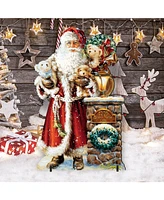 Designocracy by Dona Gelsinger Silent Night Santa Outdoor Decor