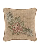 J Queen New York Martinique Embellished Decorative Pillow, 18" x 18"