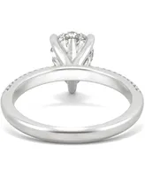 Charles & Colvard Moissanite Pear Engagement Ring (2-3/8 ct. t.w. Dew) 14k White Gold