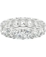 Charles & Colvard Moissanite Eternity Band (9 ct. t.w. Dew) in 14k White Gold