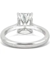 Charles & Colvard Moissanite Radiant Engagement Ring (2-7/8 ct. t.w. Dew) 14k White Gold