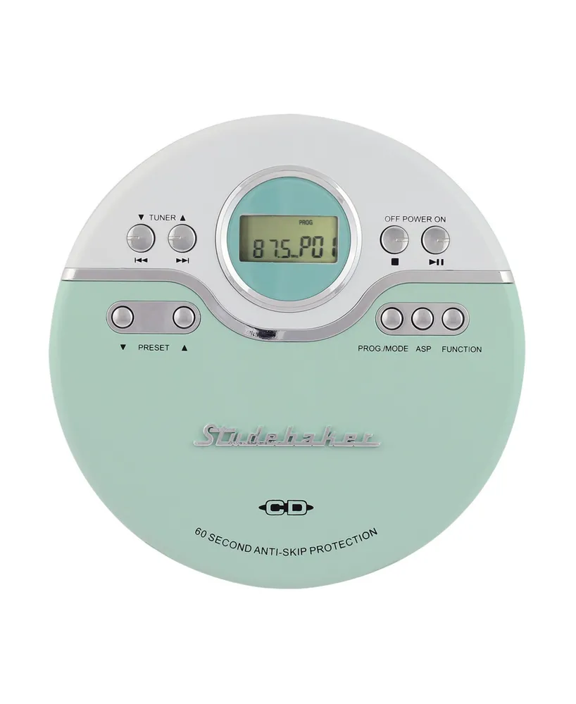 Studebaker SB3703MW Joggable Personal Cd Player with Fm Pll Radio - Mint