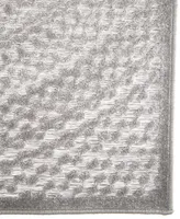 Closeout! Edgewater Living Bourne Cerulean Silver 5'2" x 7'6" Outdoor Area Rug