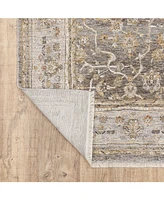 Oriental Weavers Maharaja 40M Beige and Gray 7'10" x 10'10" Area Rug
