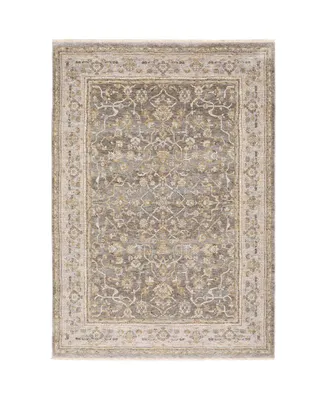 Oriental Weavers Maharaja 40M Beige and Gray 6'7" x 9'6" Area Rug