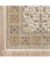 Jhb Designs Kumar Kum01 Ivory and Gold 3'3" x 5' Area Rug