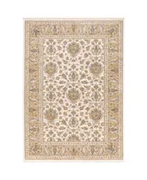 Jhb Designs Kumar Kum08 Ivory and Gold 2'3" x 7'6" Runner Rug